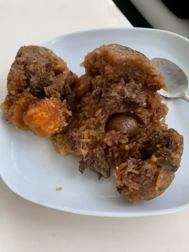 10 Pcs Traditional Nyonya Rice Dumpling 粽子 Bak Zhang– 13 Pieces Total (Includes 3 Free Samples) photo review