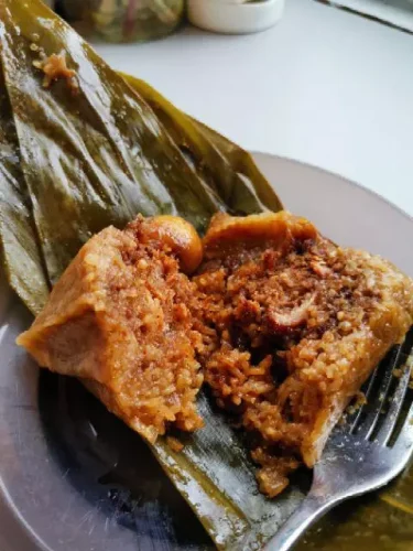 10 Pcs Traditional Nyonya Rice Dumpling 粽子 Bak Zhang– 13 Pieces Total (Includes 3 Free Samples) photo review