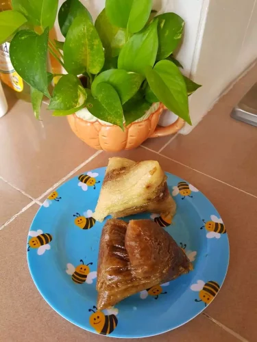 10 Pcs Traditional Nyonya Rice Dumpling 粽子 Bak Zhang– 13 Pieces Total (Includes 3 Free Samples) photo review