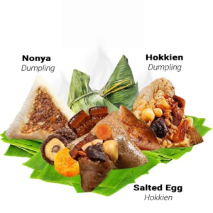 10 Pcs Traditional Nyonya Rice Dumpling 粽子 Bak Zhang– 13 Pieces Total (Includes 3 Free Samples)
