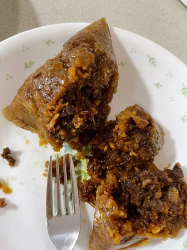 10 Pcs Traditional Nyonya Rice Dumpling 粽子 Bak Zhang– 13 Pieces Total (Includes 3 Free Samples) photo review